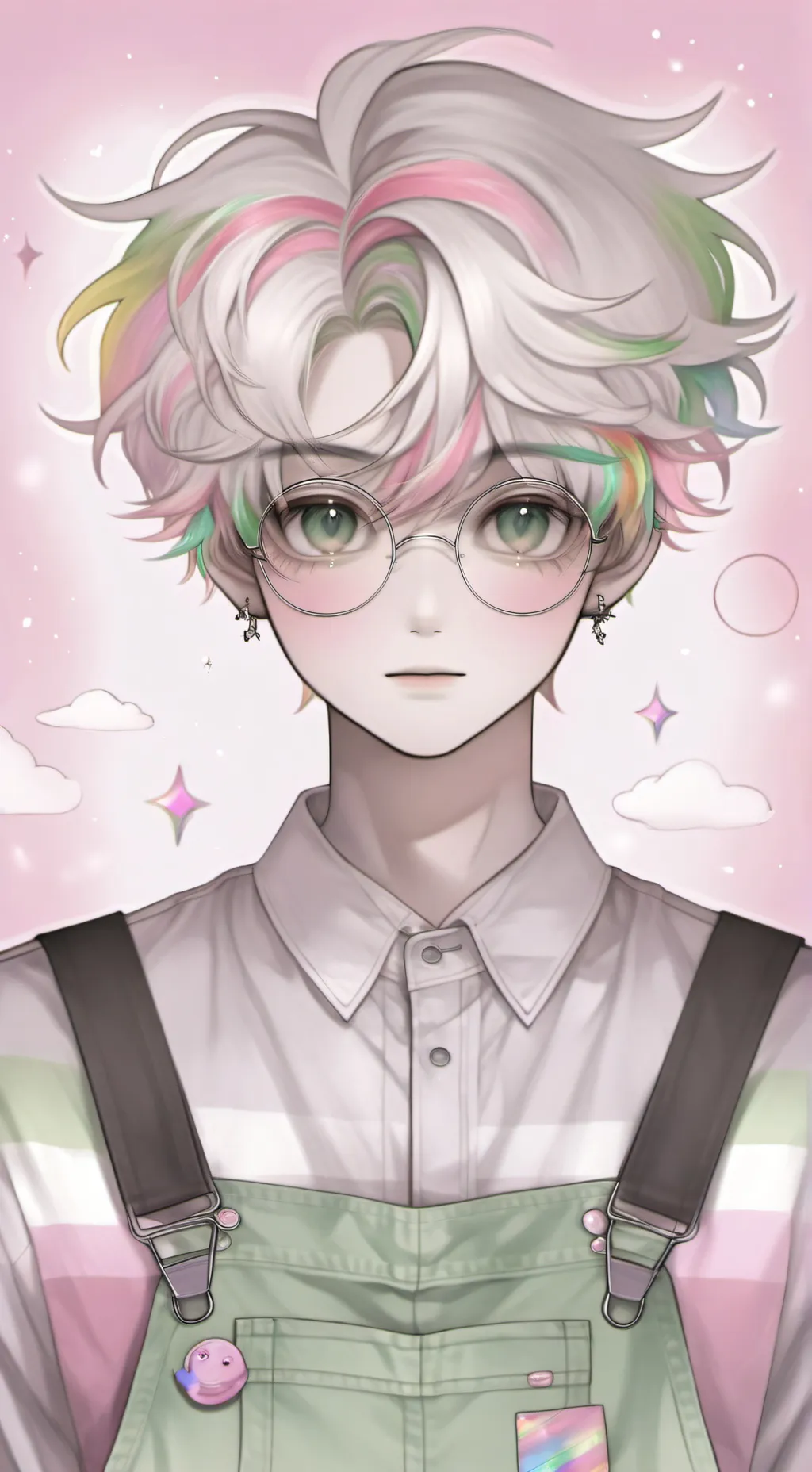 ai character: flowercake!(dandy) background