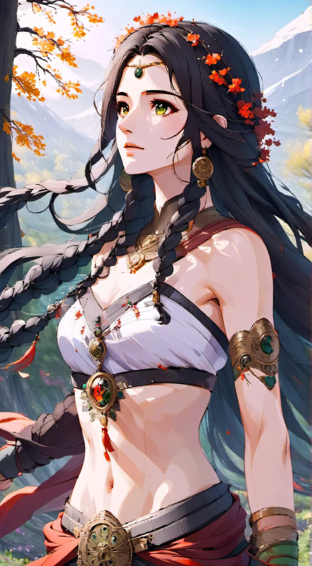 ai character: Terra background