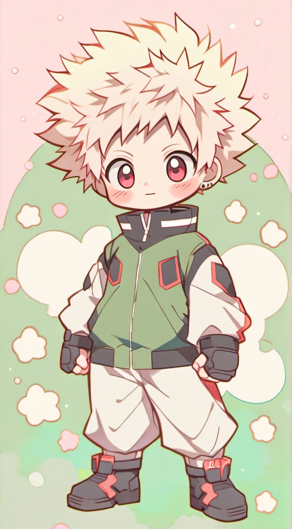 ai character: Future Bakugo!! background