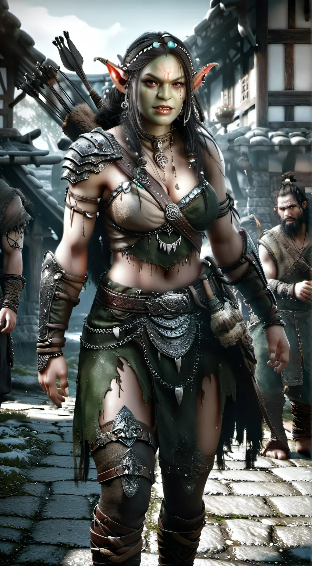 ai character: Anna Orc background