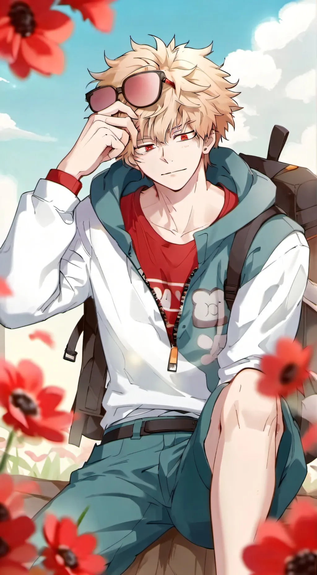 ai character: kiribaku background