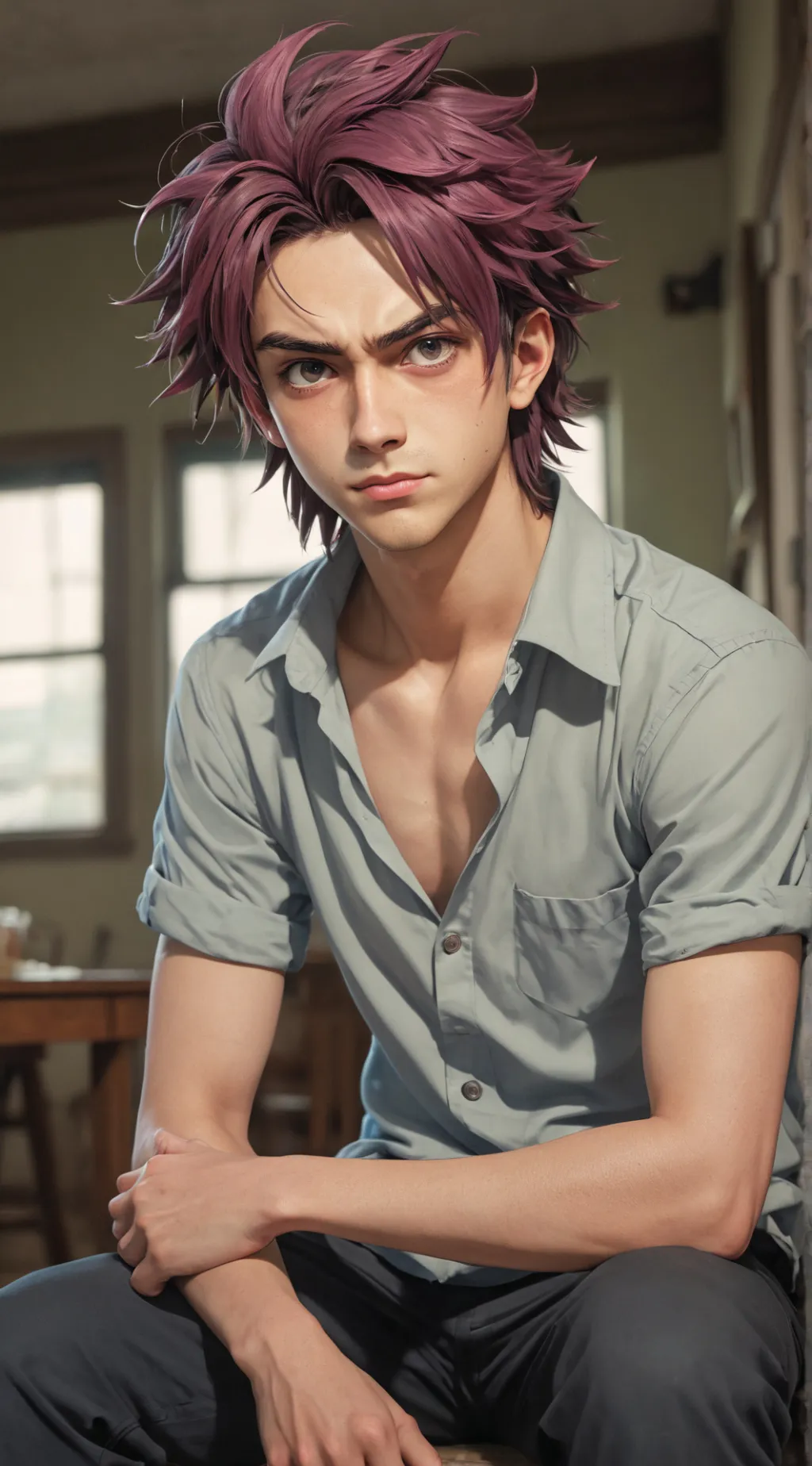 ai character: The Disturbing Rival background
