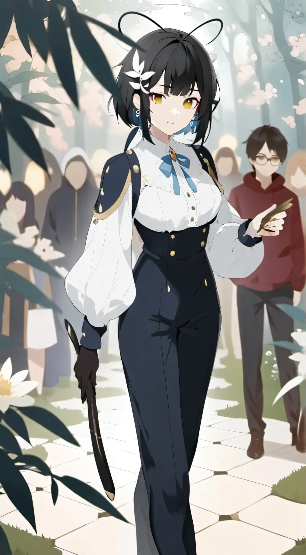 ai character: gay background