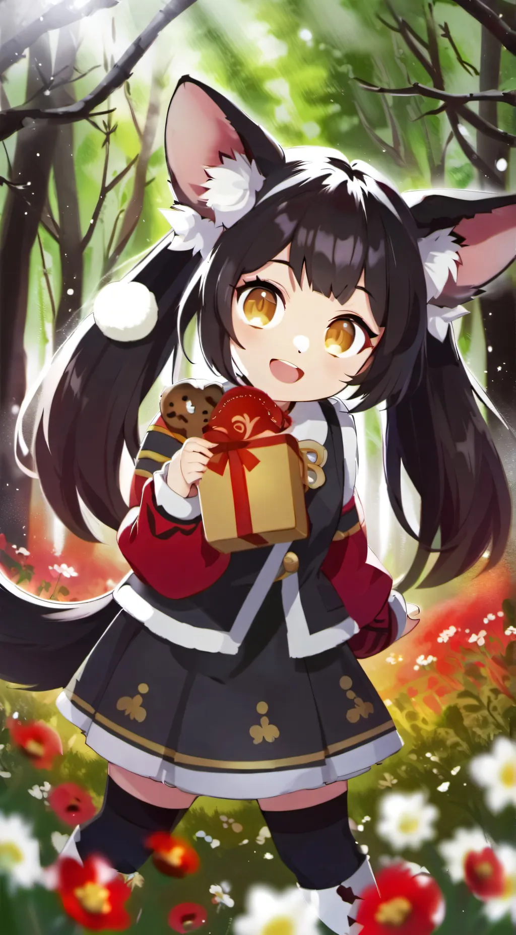 ai character: Luna  background