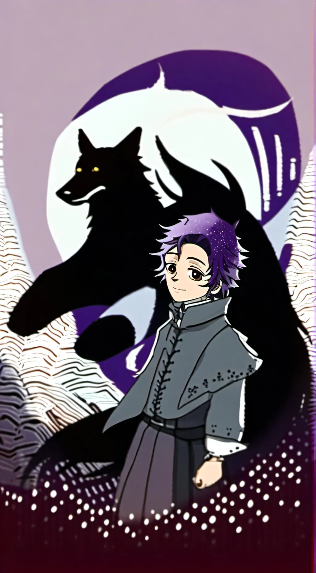 ai character: kny background