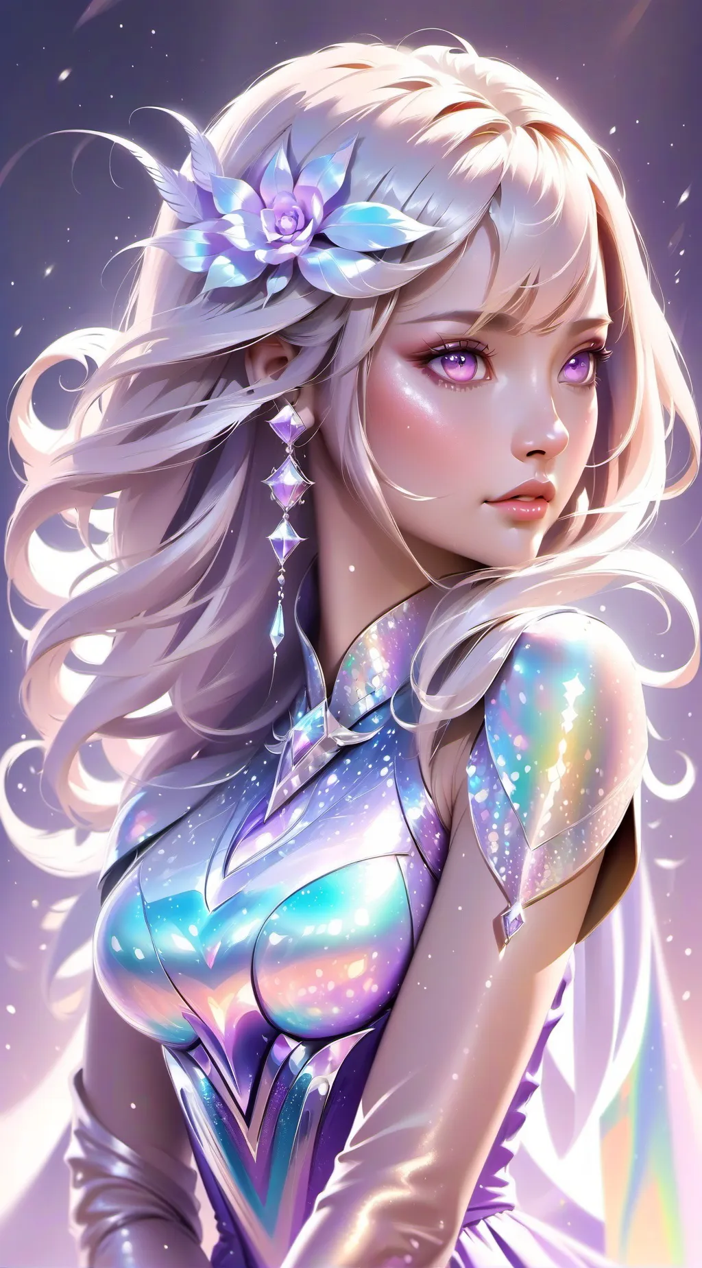 ai character: lily background