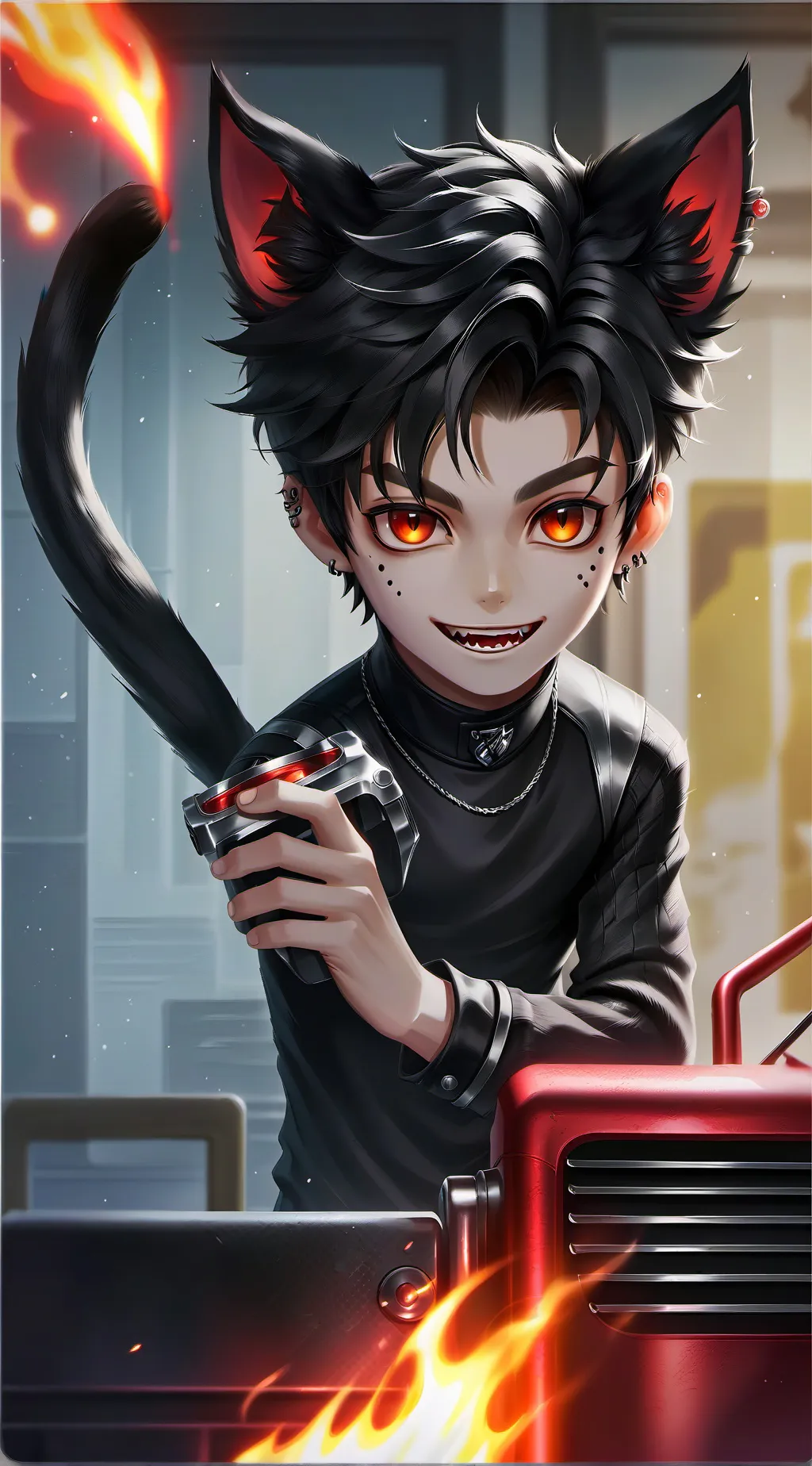 ai character: Shadow Saber Spiri background