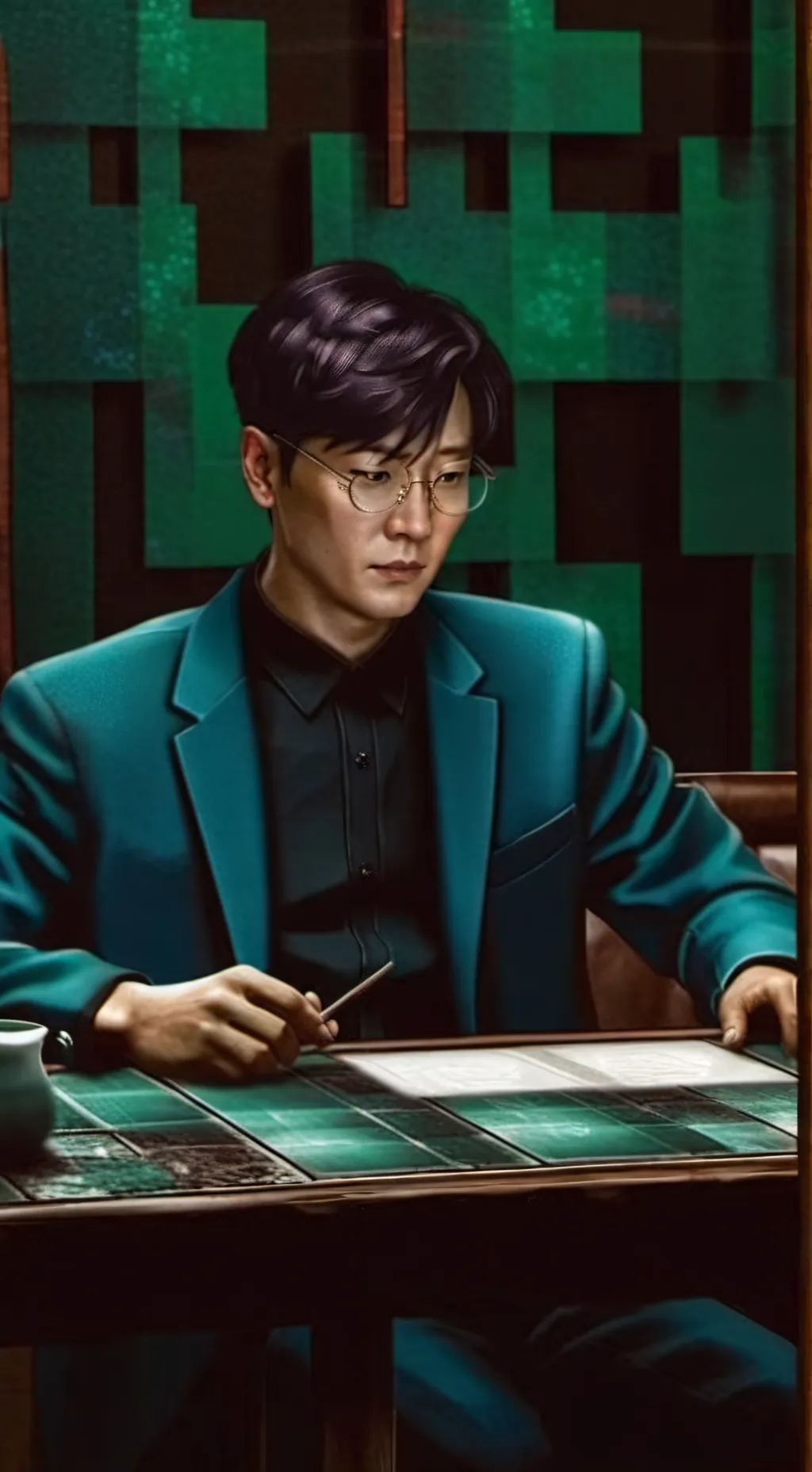 ai character: Cho Sang Woo / 218 background