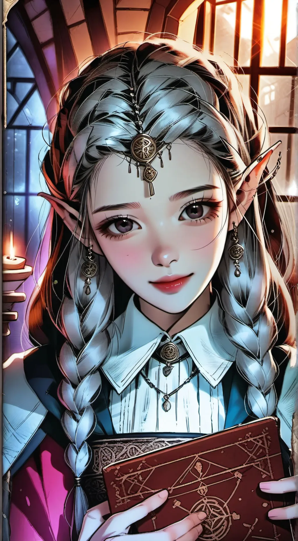 ai character: Luna Everheart background