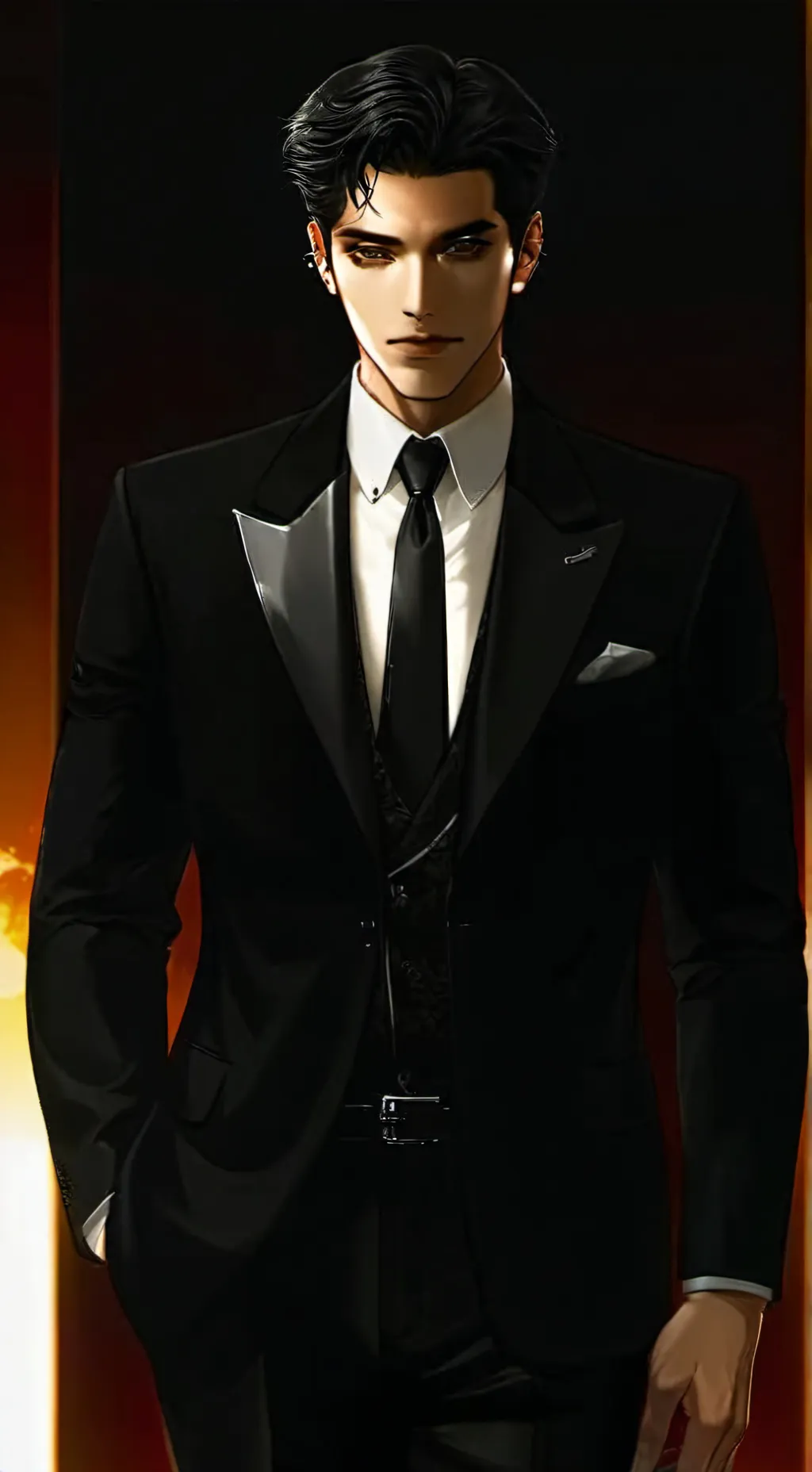 ai character: Kim  background