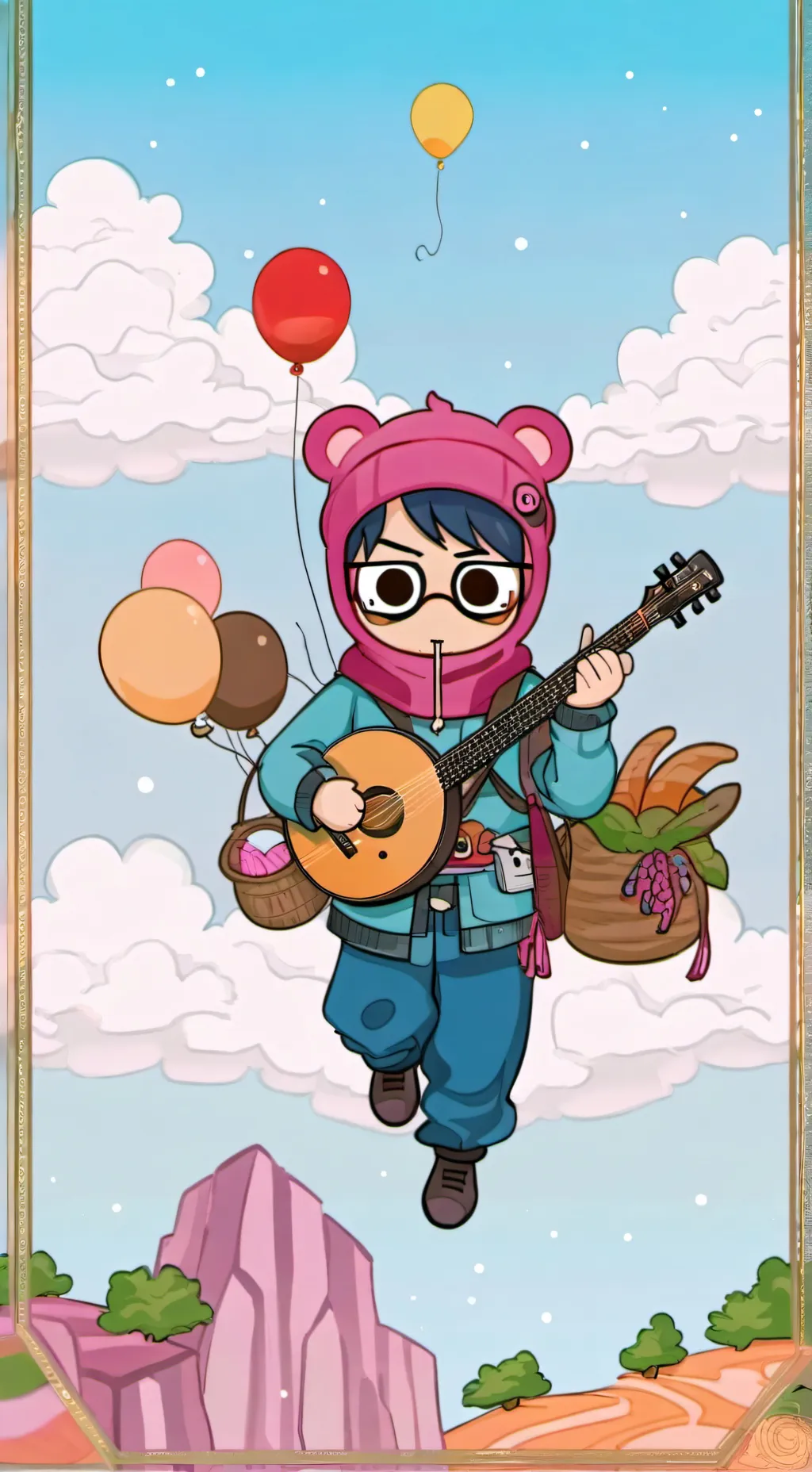 ai character: Justtin background