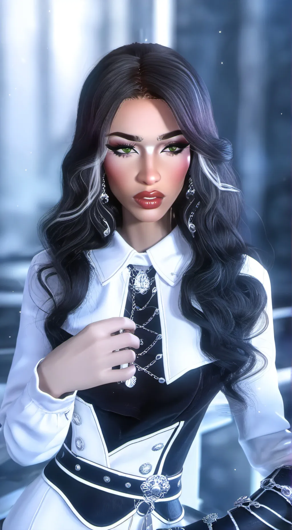ai character: Denice Buthersmont background