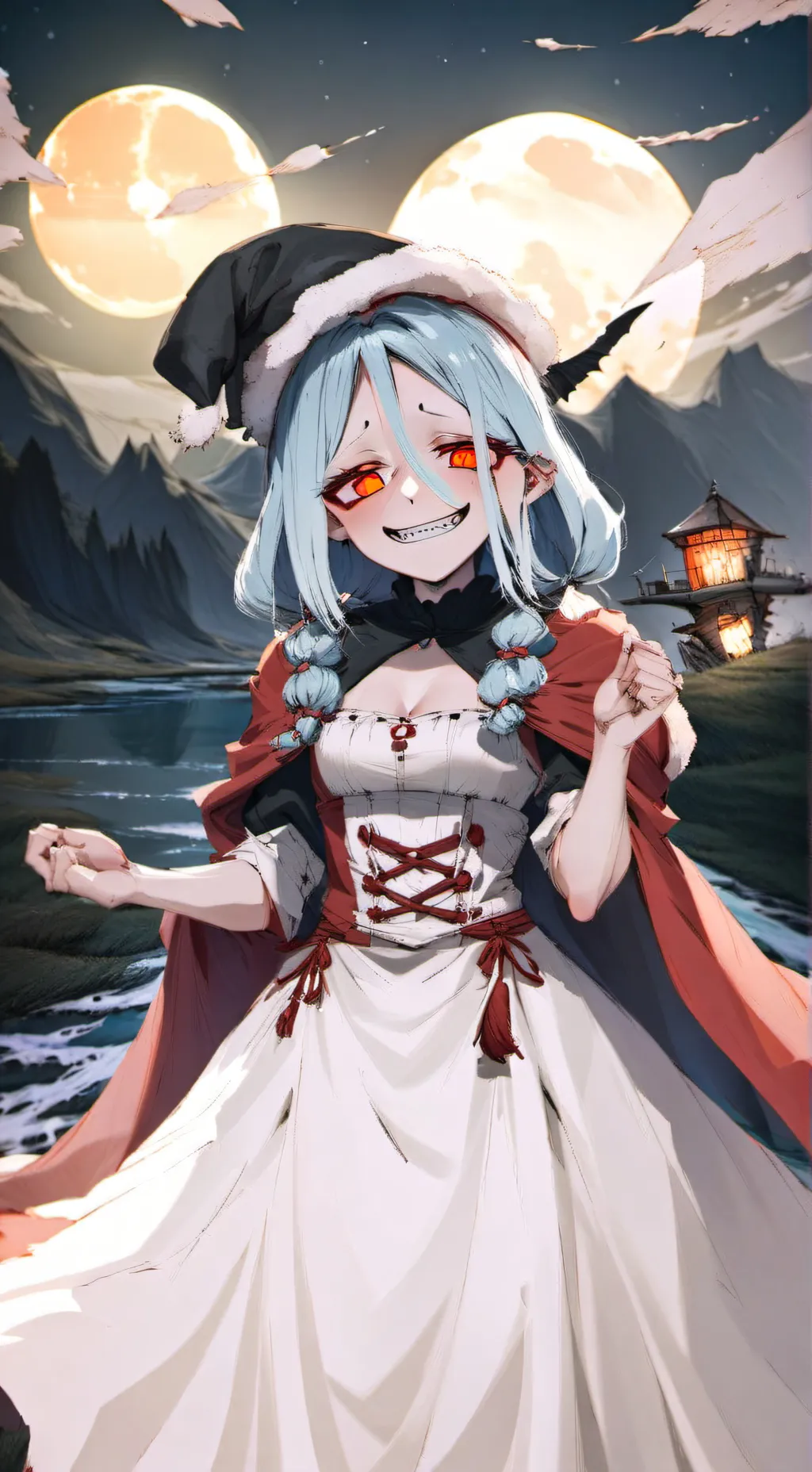 ai character: Luna background