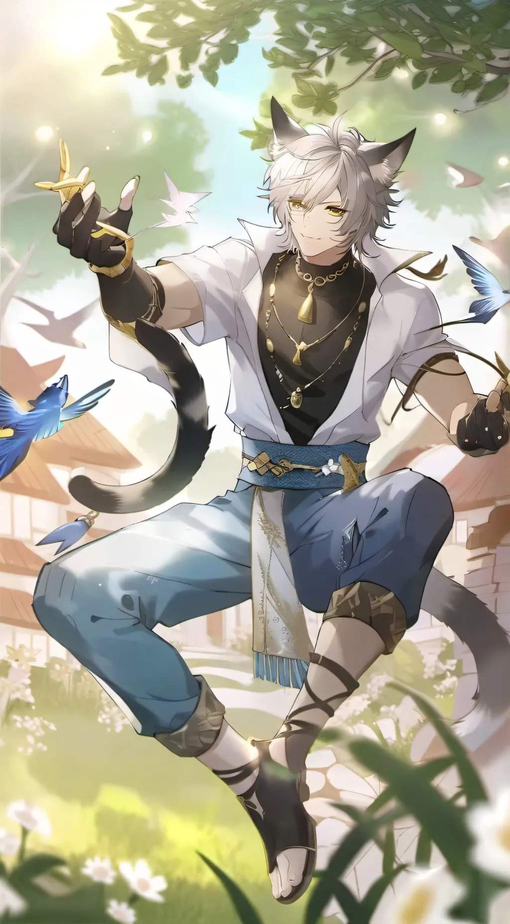 ai character: Mha Therian school background