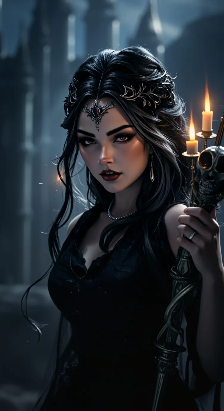 ai character: Queen Cassandra  background