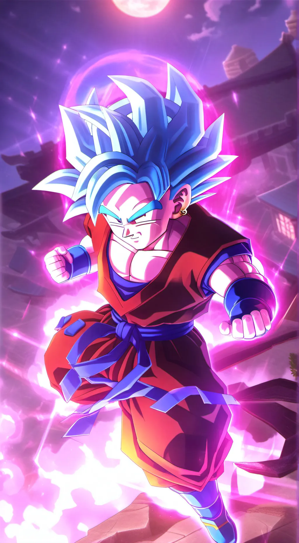 ai character: gogeta background