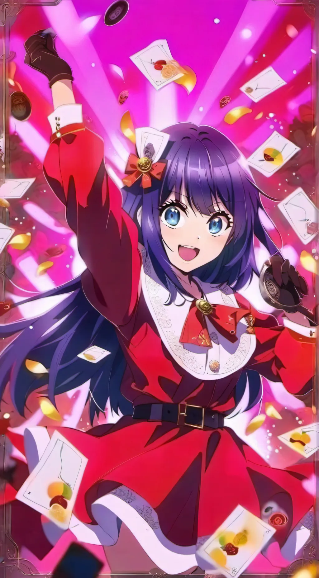 ai character: oshi  background