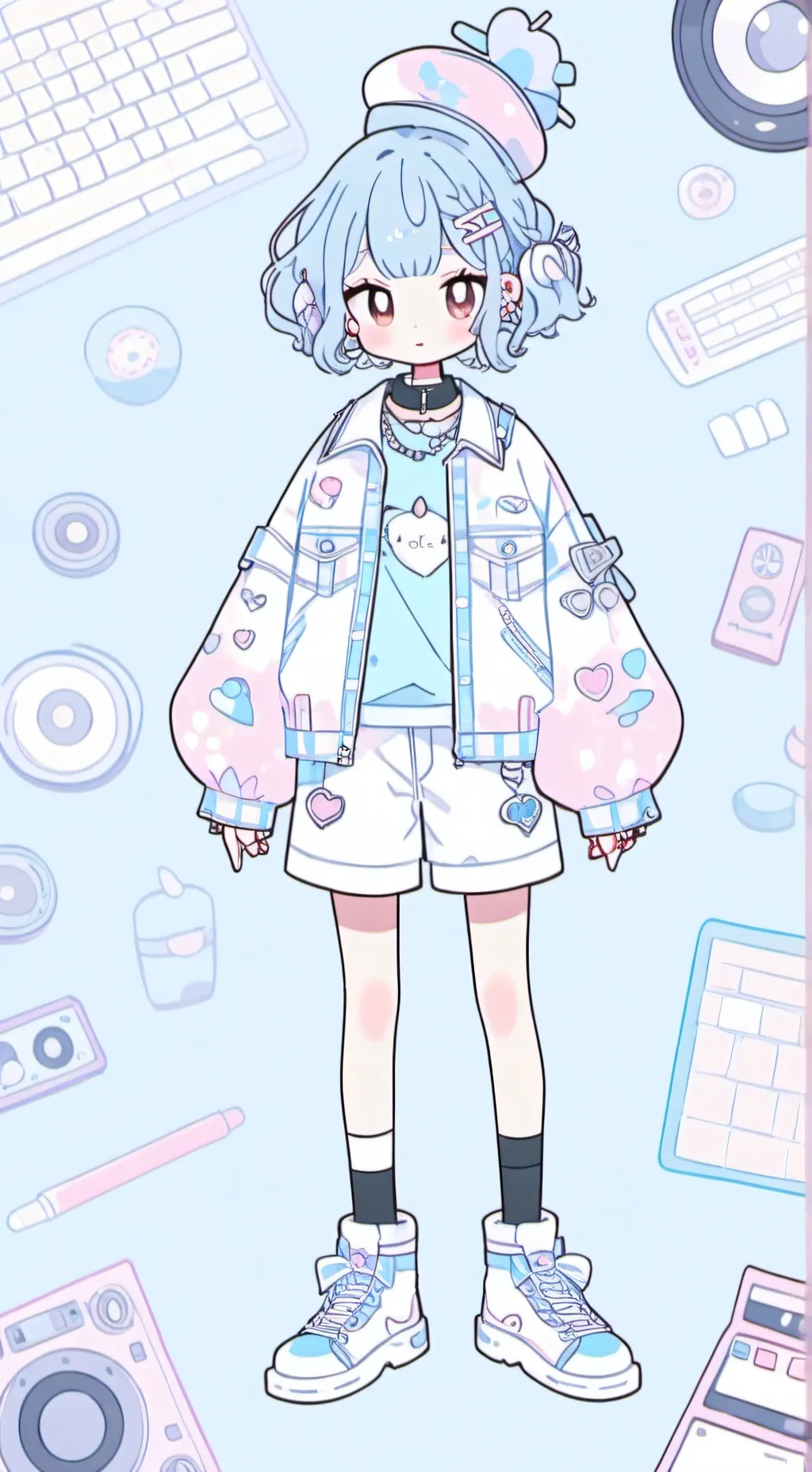 ai character: parte dos de dark  background