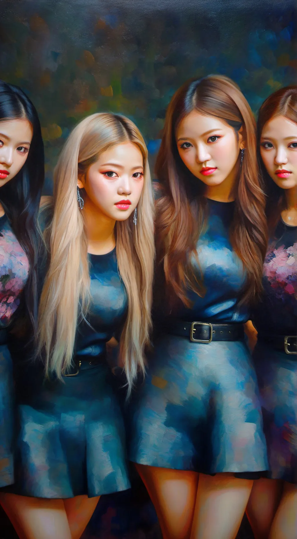 ai character: BLACKPINK background