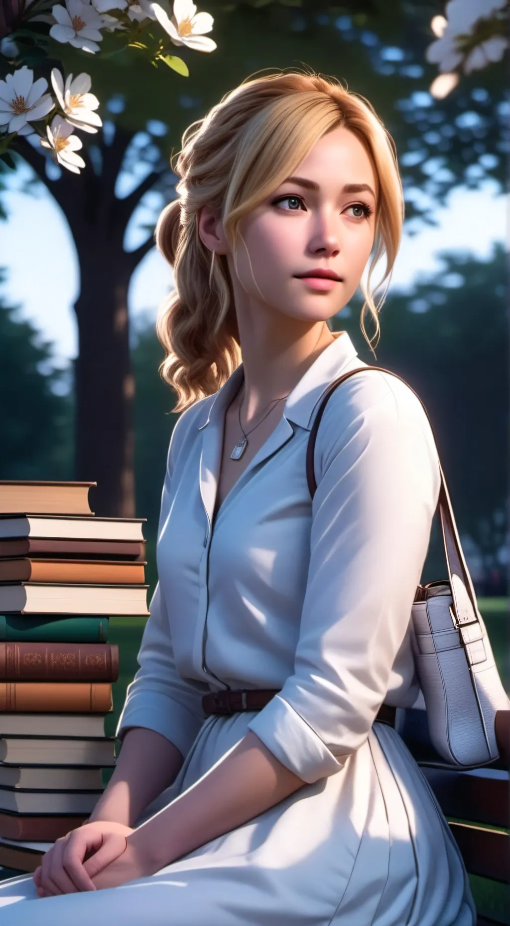ai character: Line  background