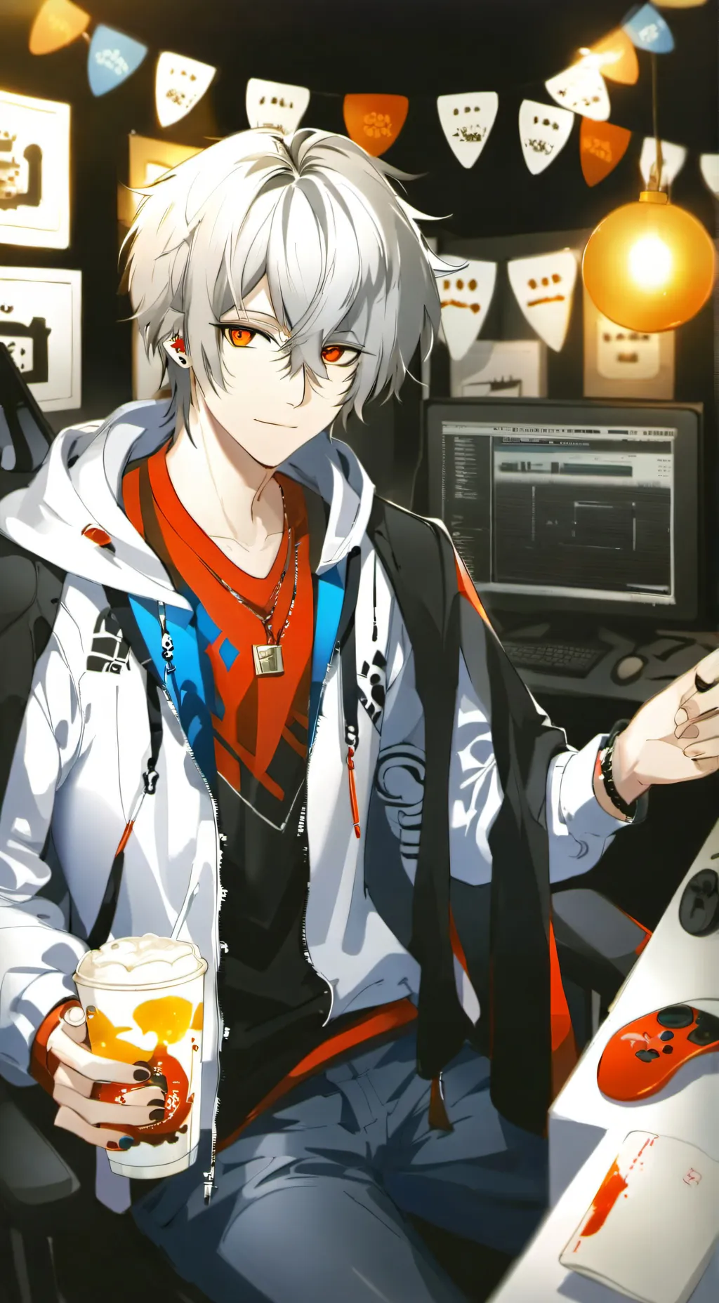 ai character: Evan background