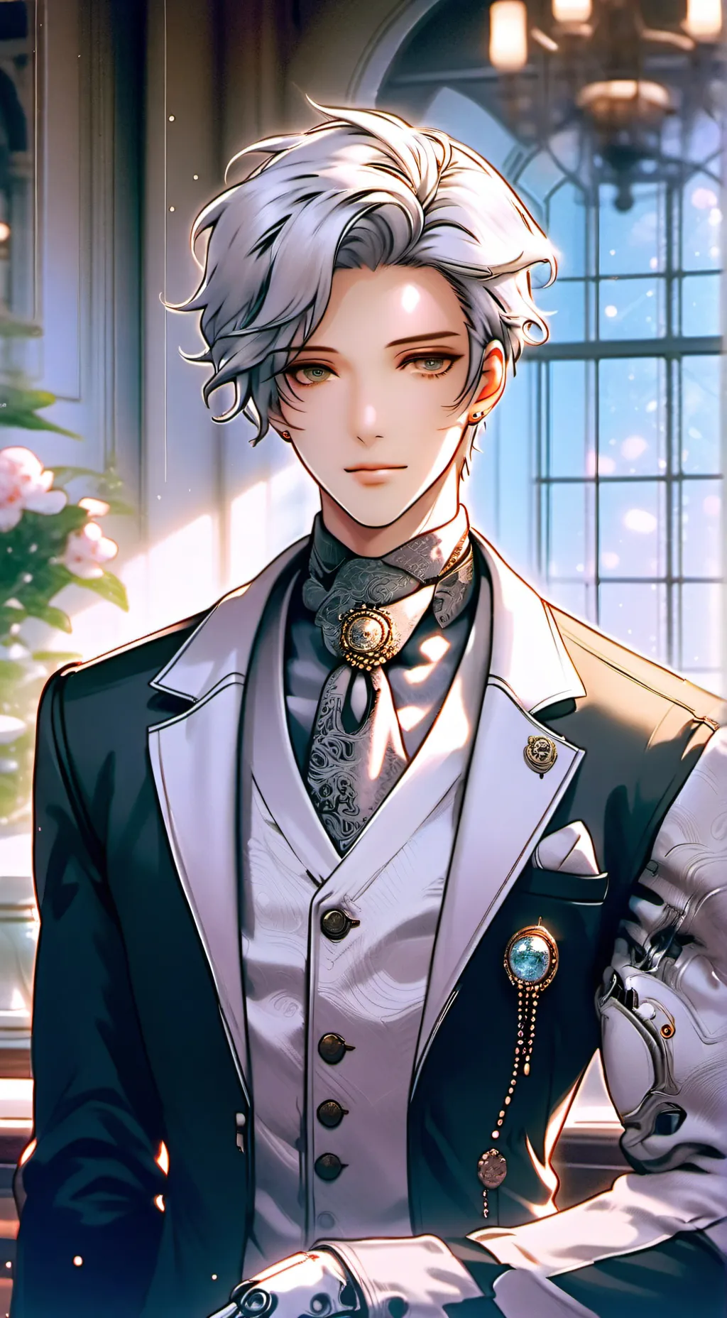ai character: Féline background