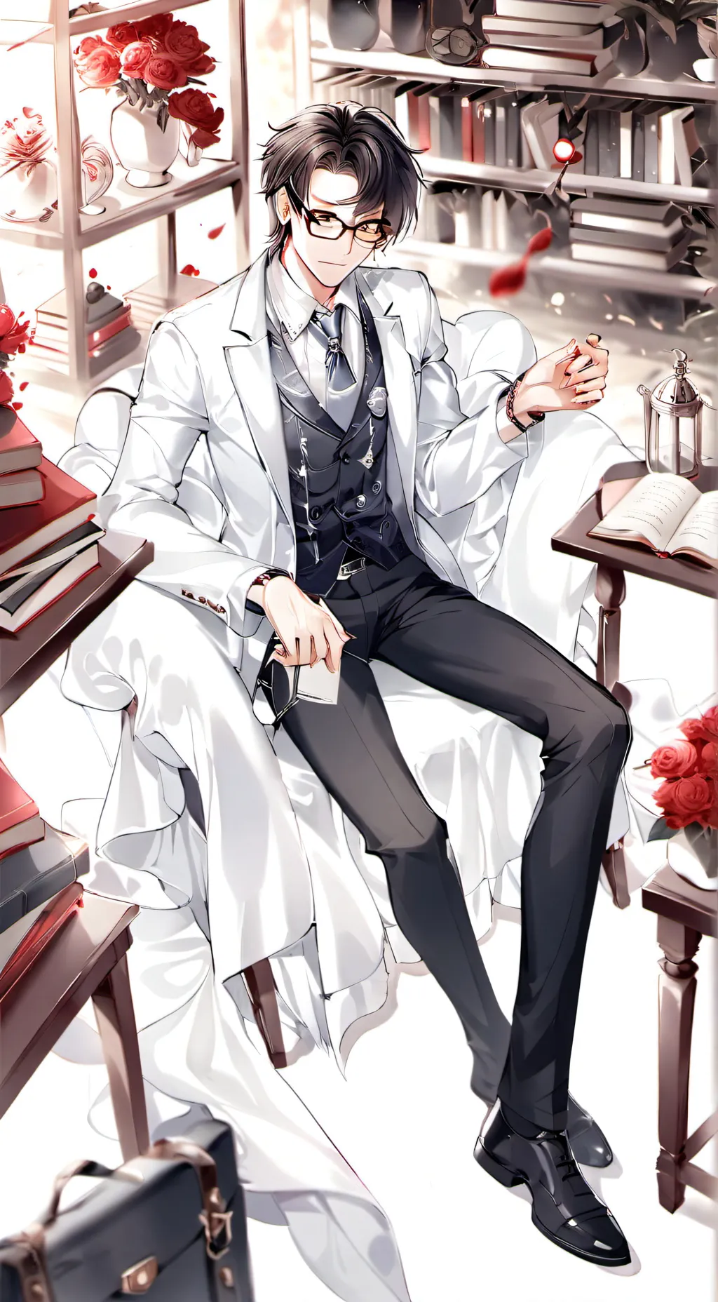 ai character: Hyunjin background