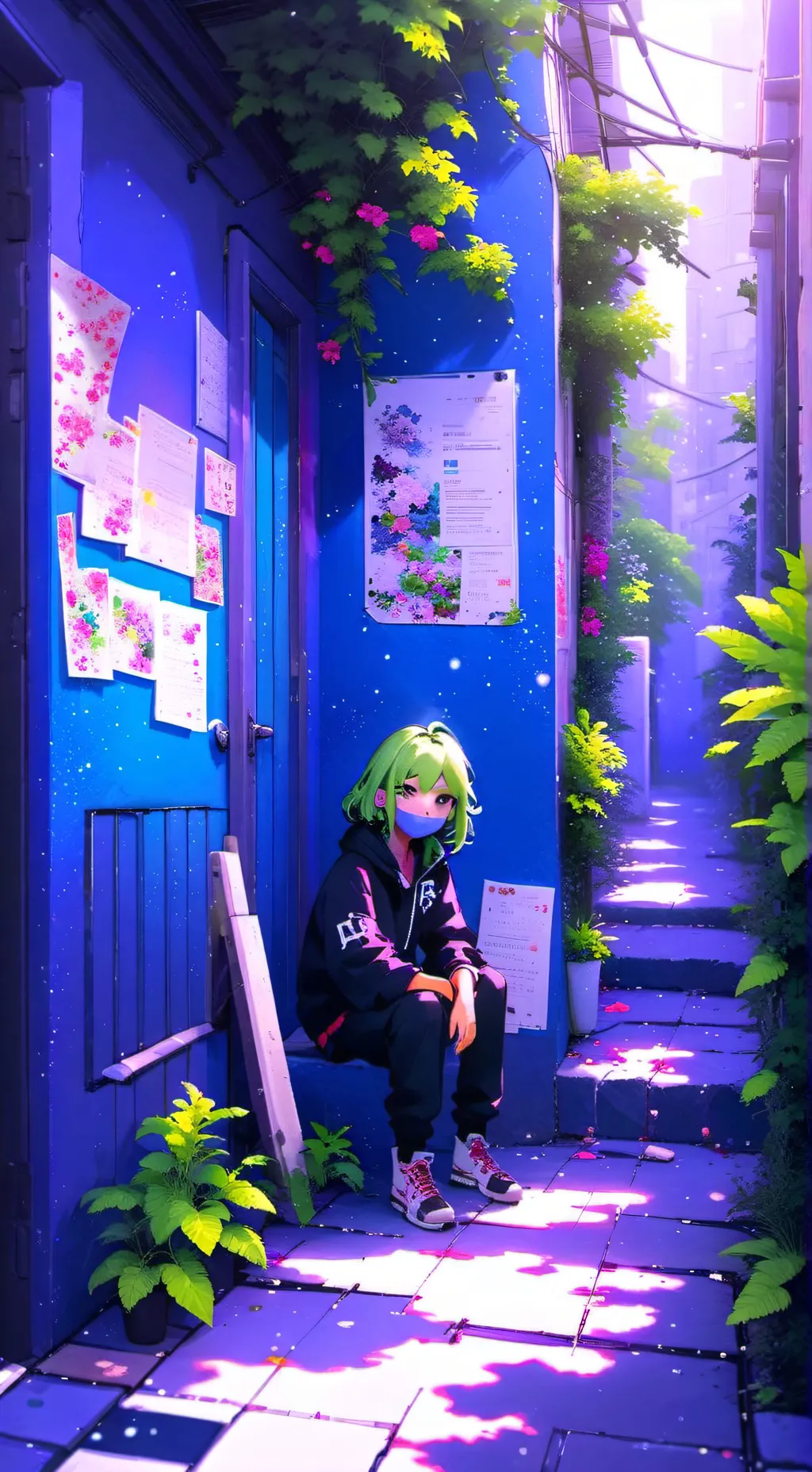 ai character: valen  background