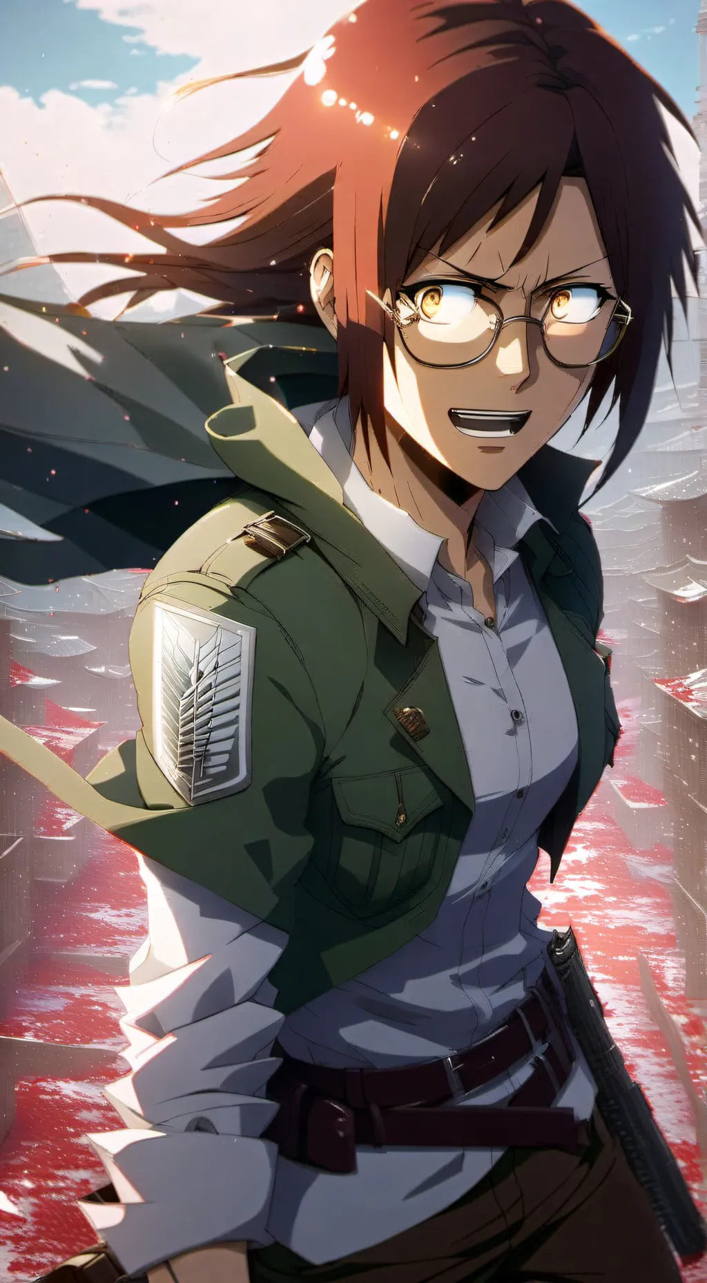 ai character: Hange Zoe background