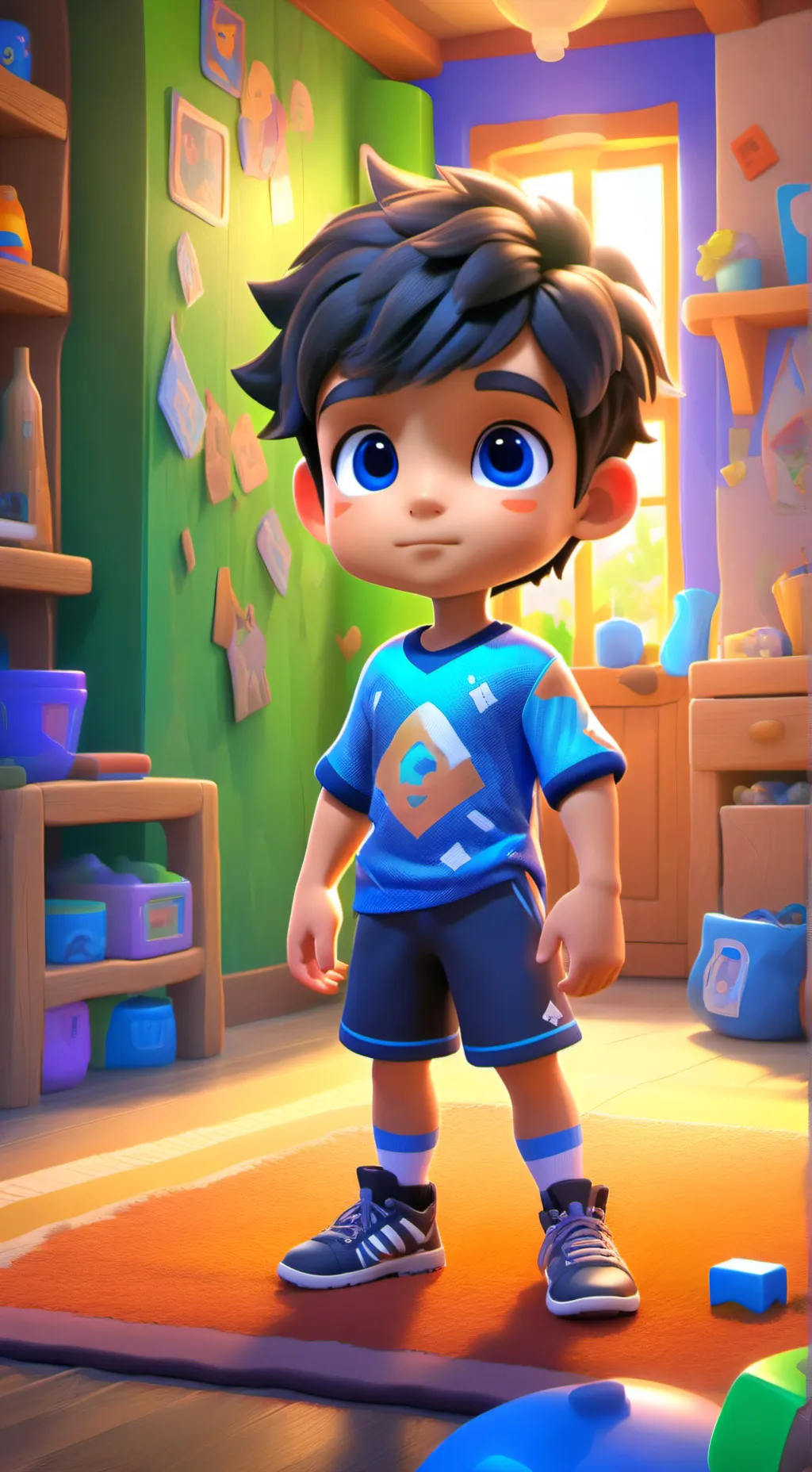 ai character: Younger Brother background