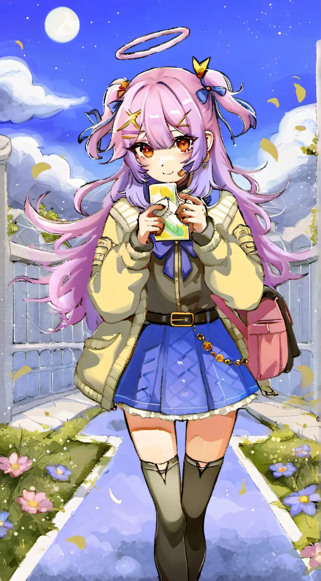 ai character: Amelia Rosie  background