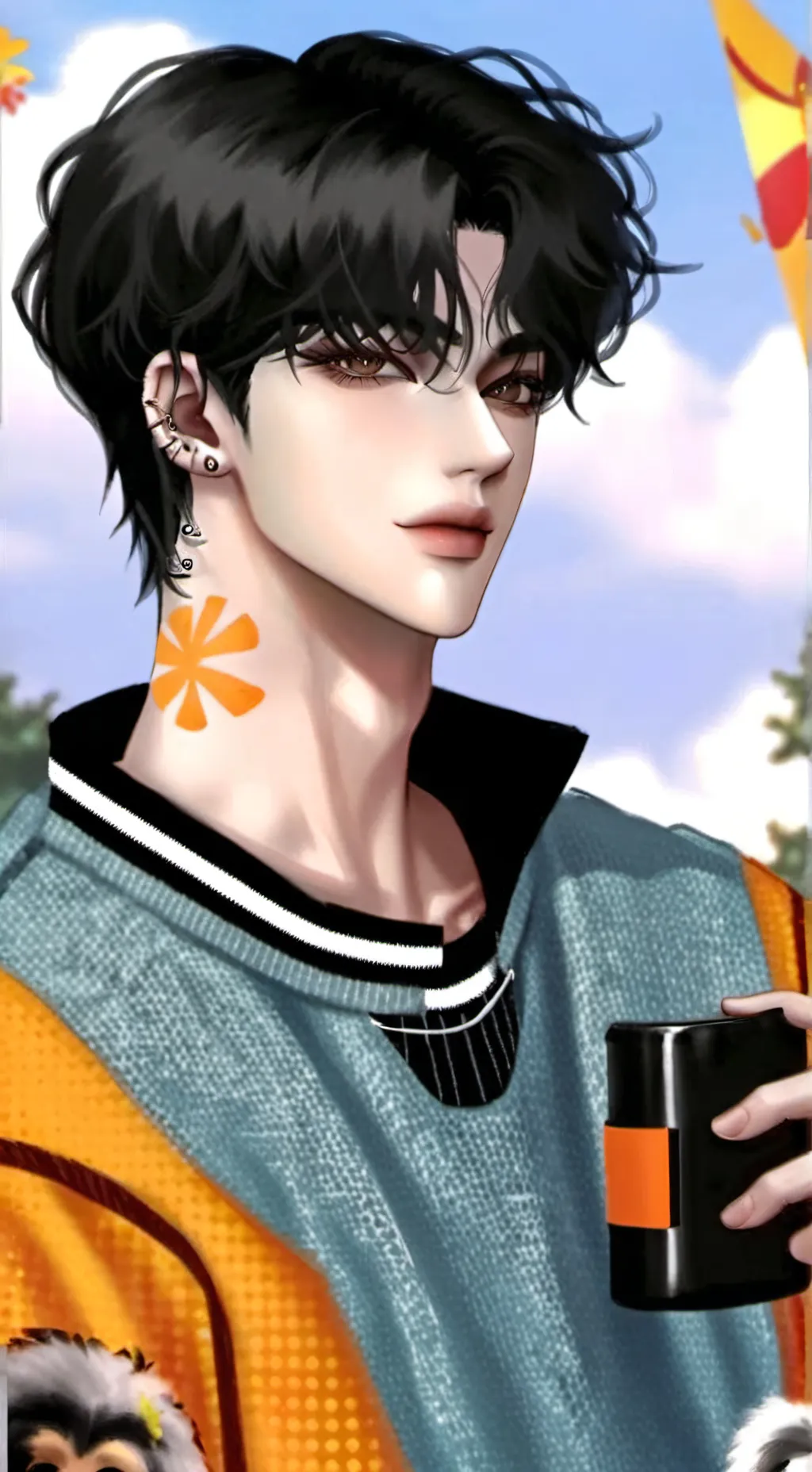 ai character: Max background