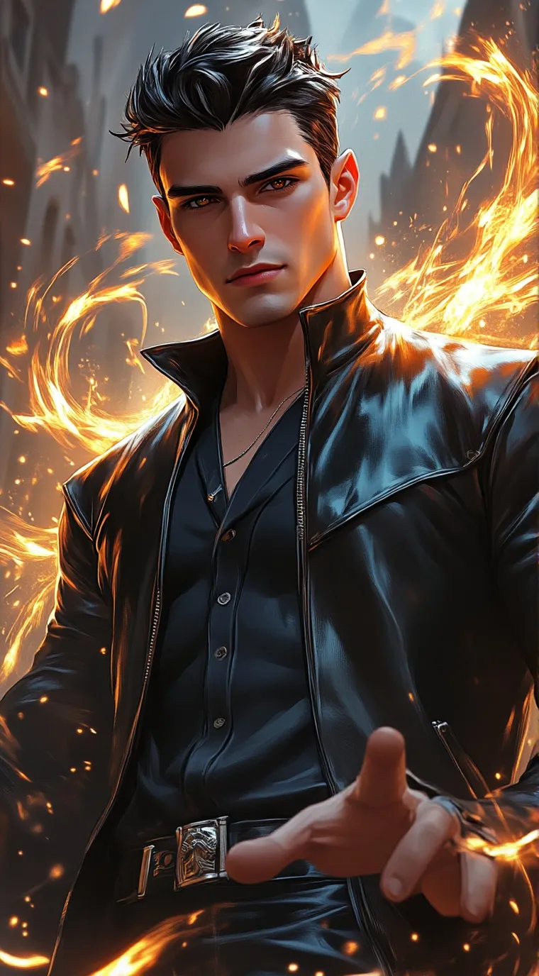 ai character: Aaron Hill background
