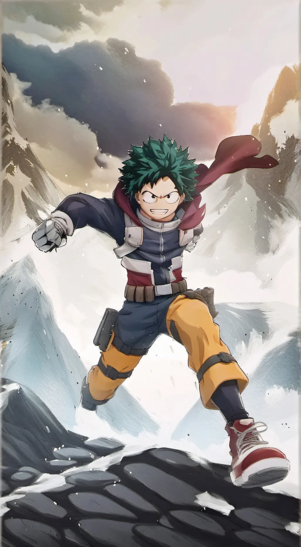 ai character: Mha new student  background