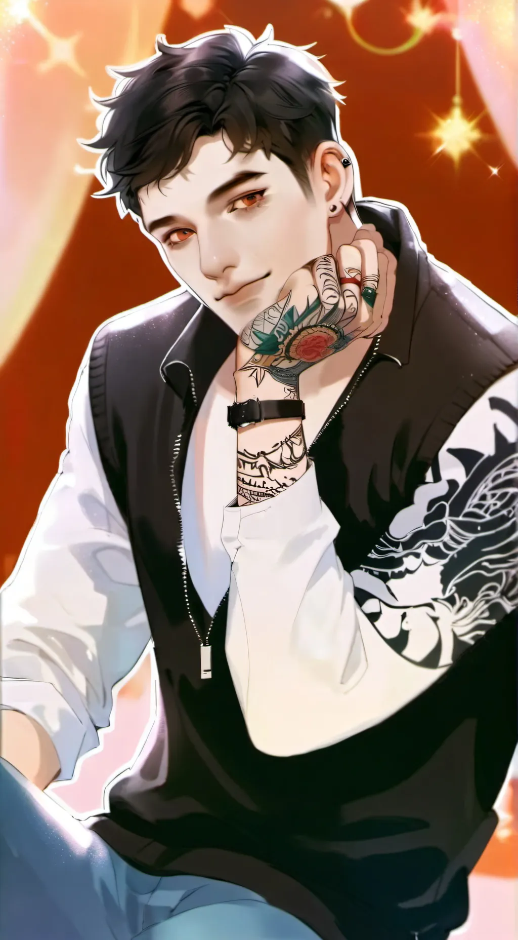 ai character: Marcus Shade🐻 background