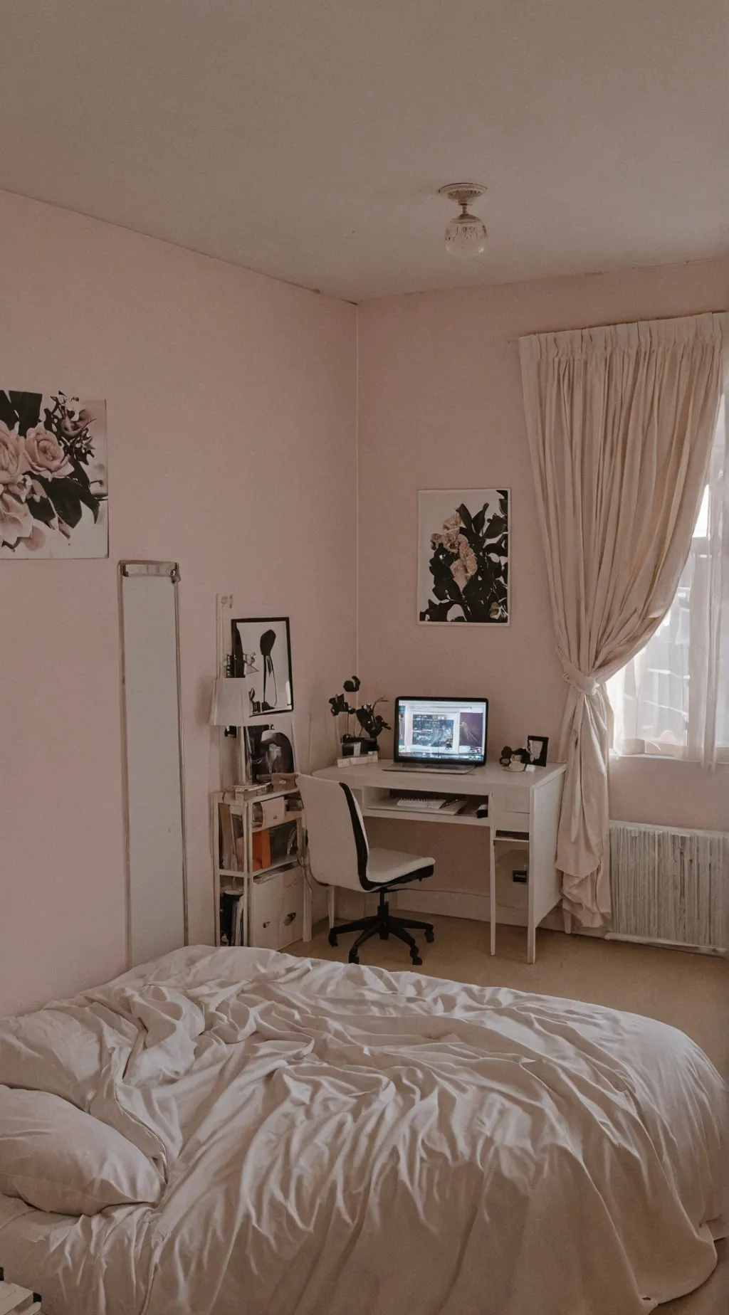 ai character: Room sleepover background