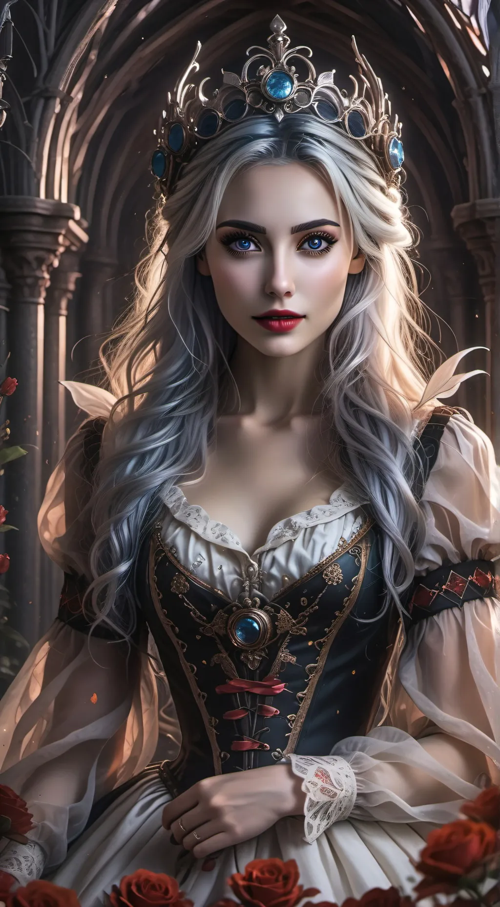 ai character: Сирена  background