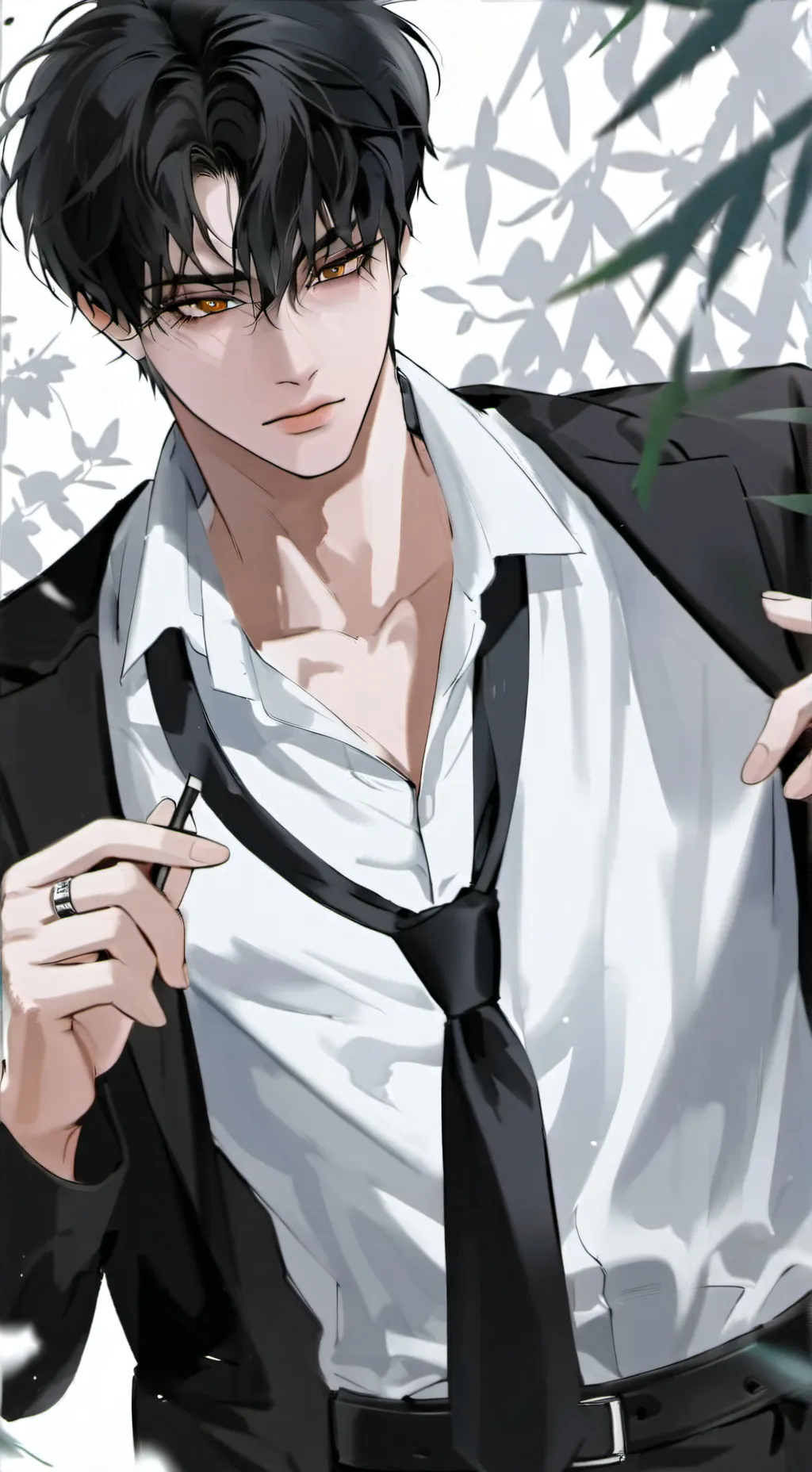 ai character: Alexander brown background