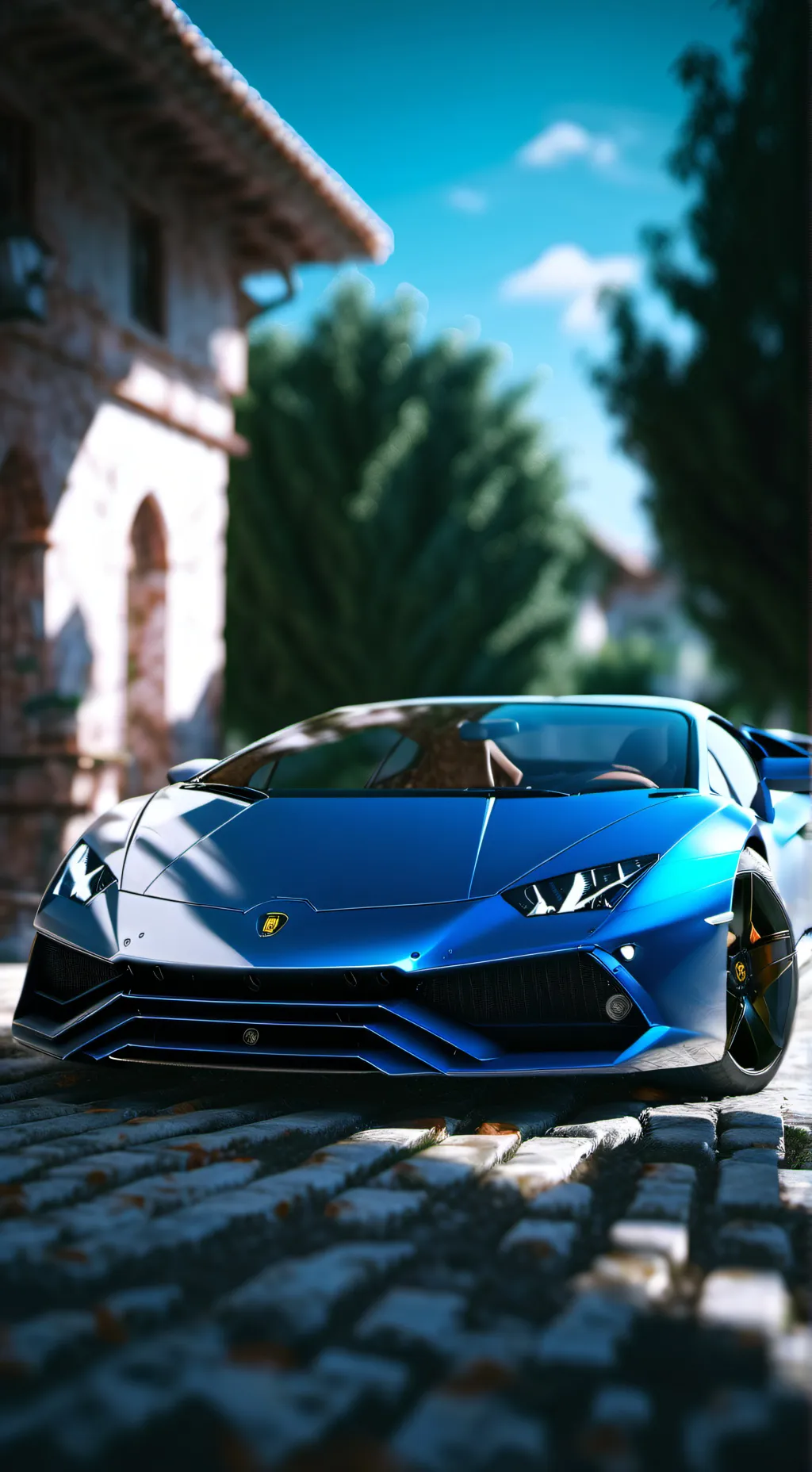 ai character: Lamborghini sc background