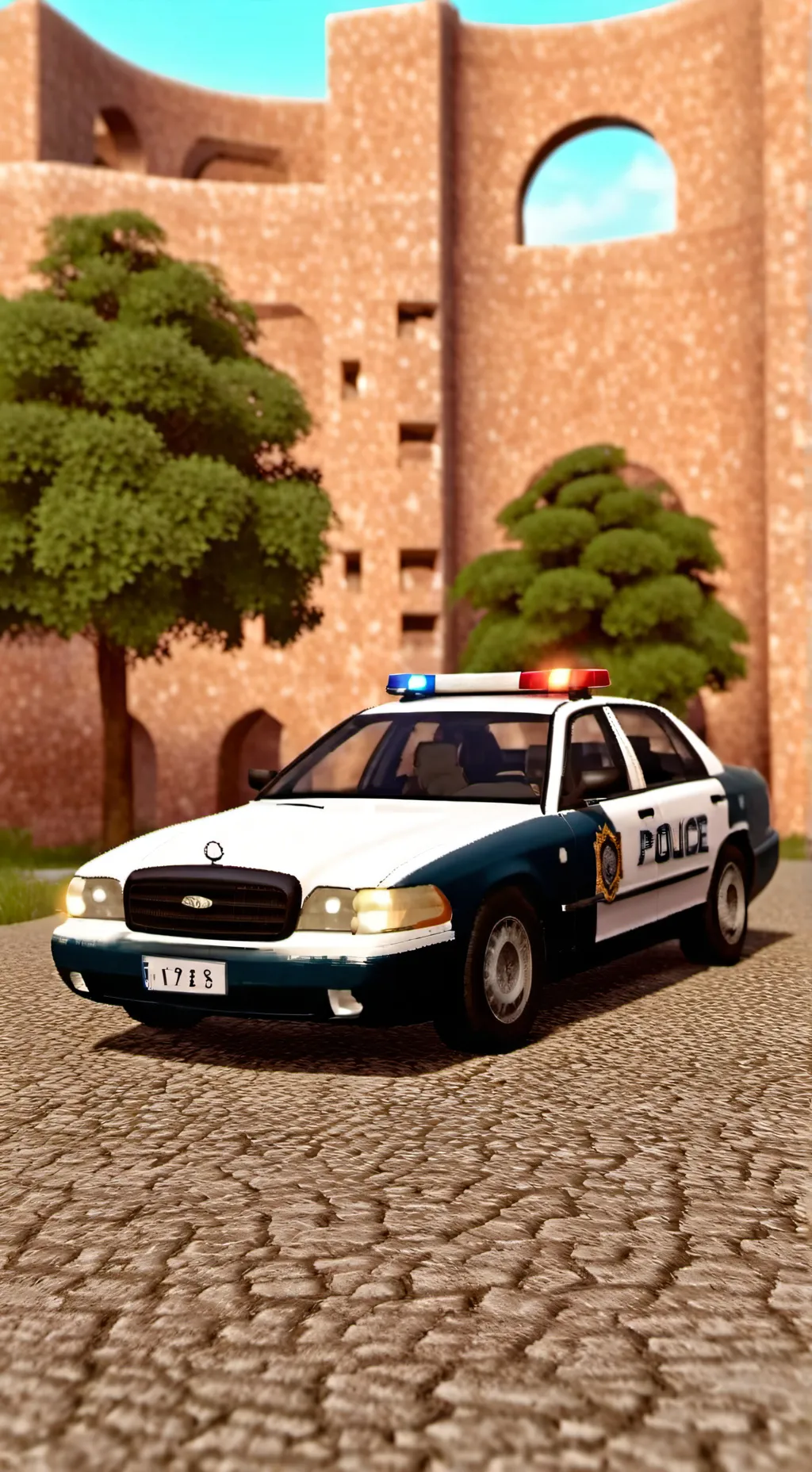 ai character: Robocar poli background
