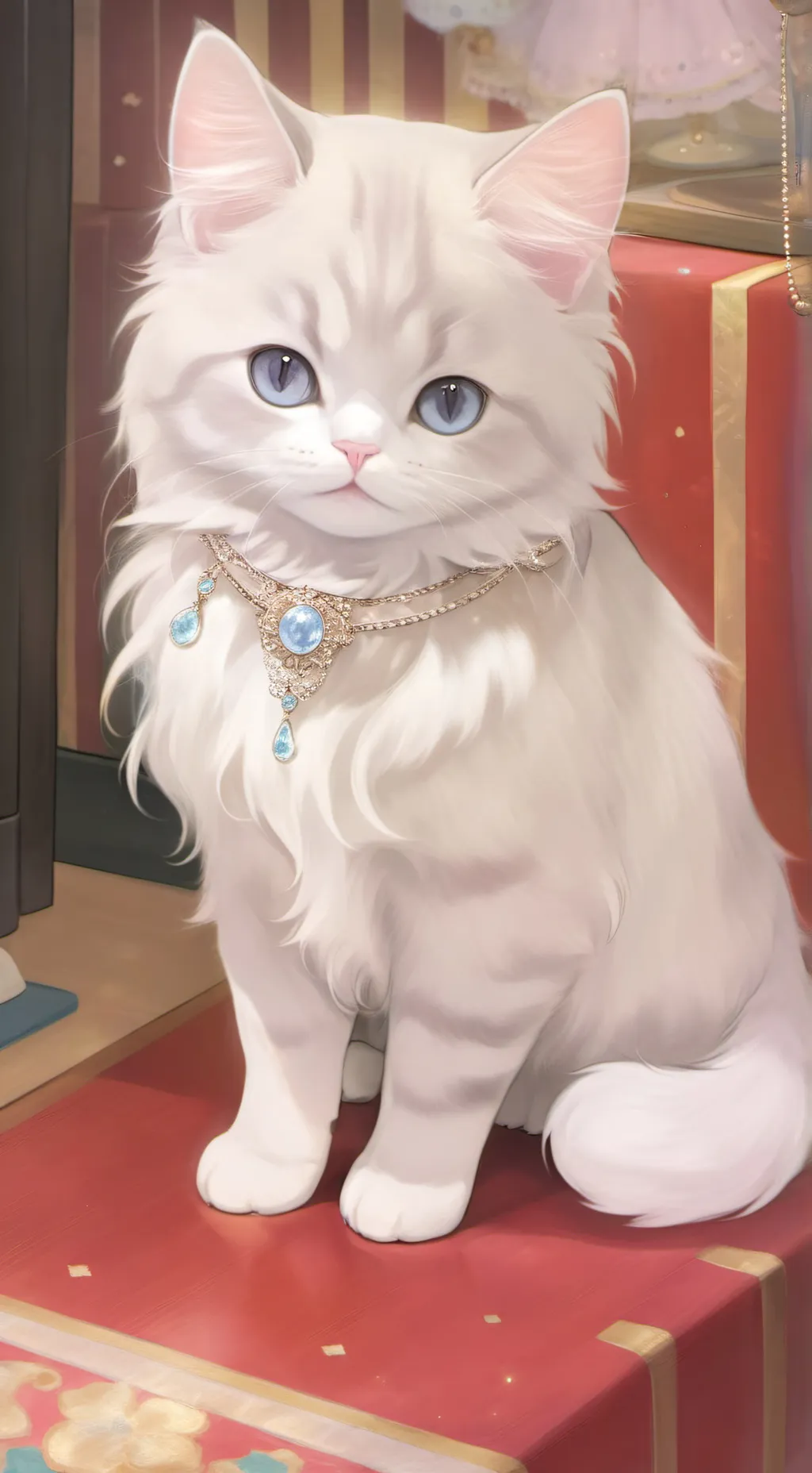 ai character: Kitty background