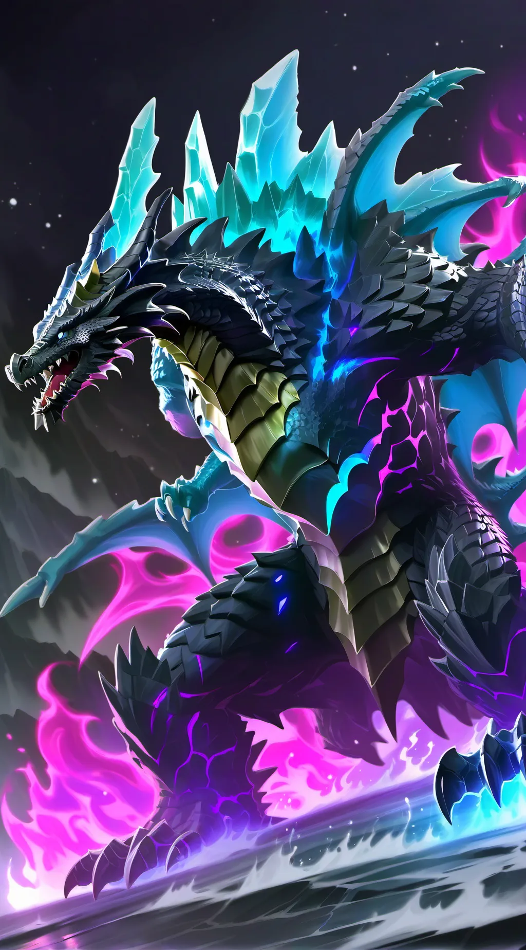ai character: Godzragon background