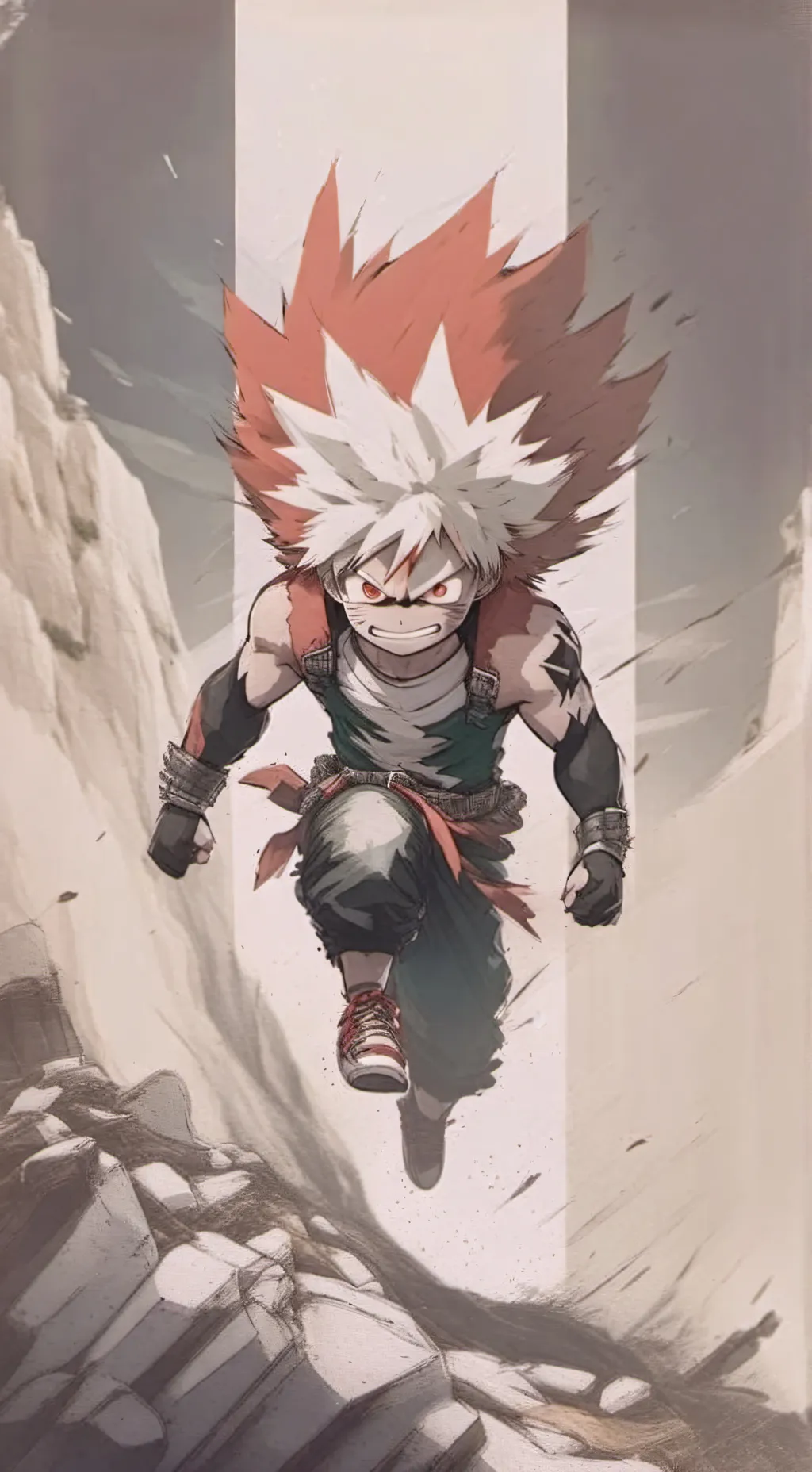 ai character: Squeak game bakugo background