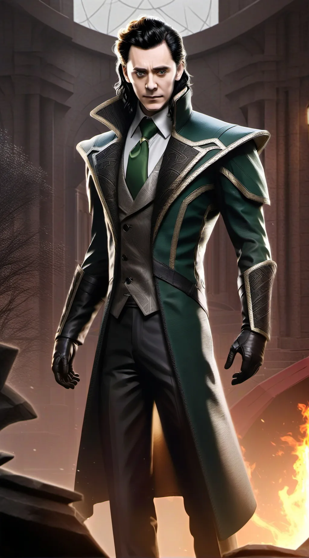 ai character: The avengers  background