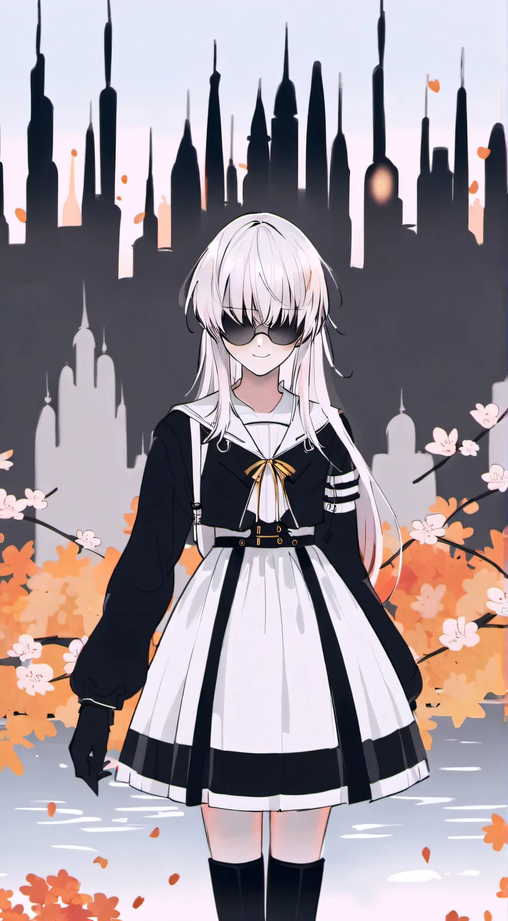 ai character: Hermana de Gojo background