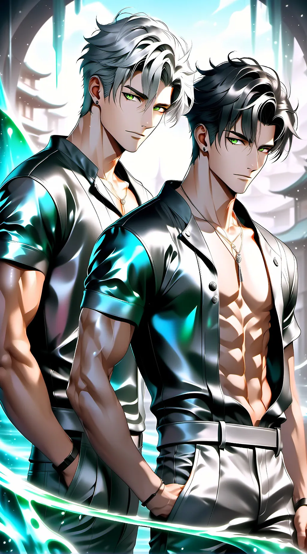 ai character: Cole & Ezra background