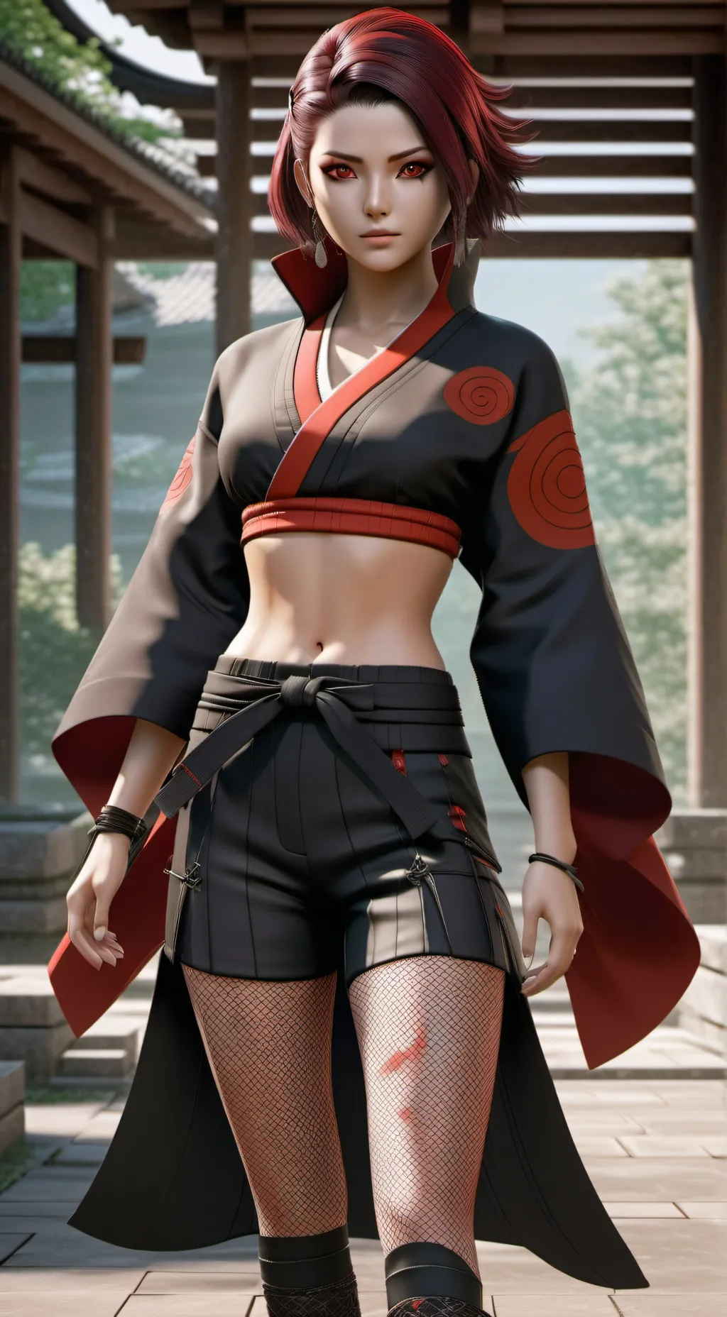 ai character: Akari Uchiha background