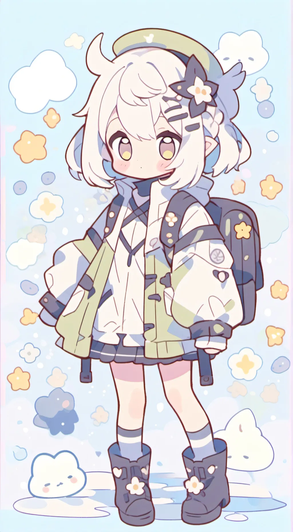 ai character: ella background
