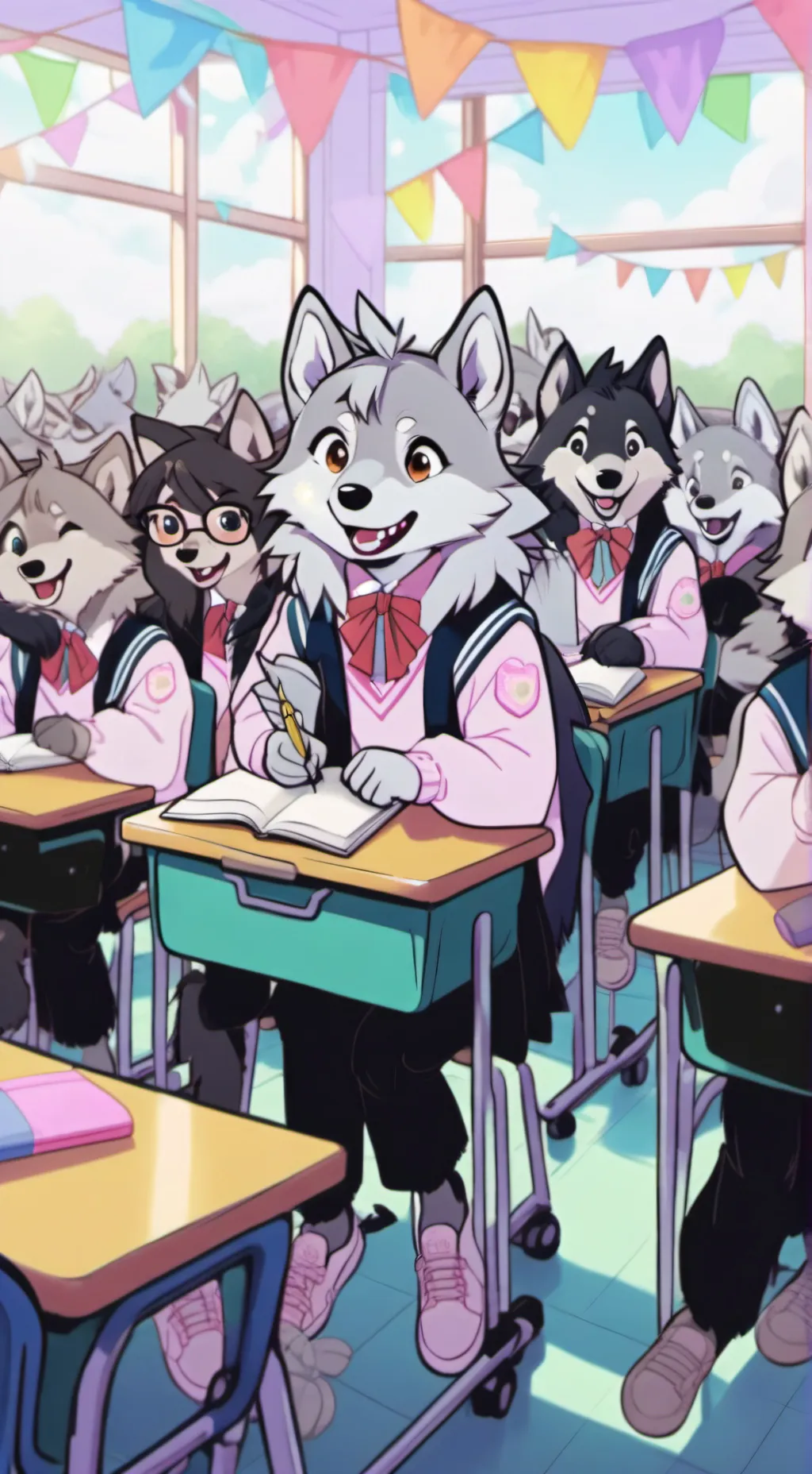 Talkie AI - Chat with Furry School 