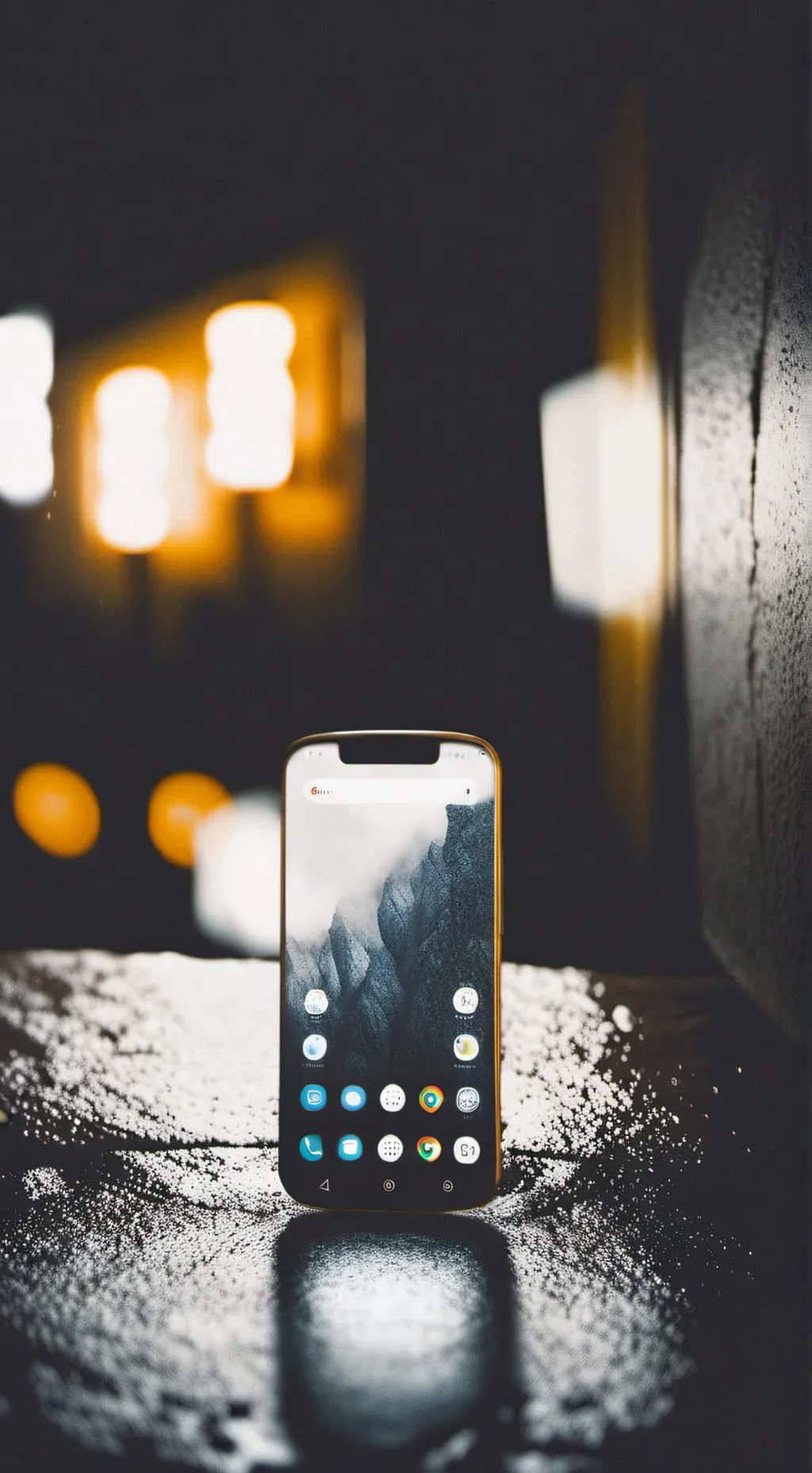 ai character: Phone background